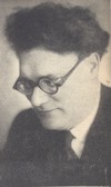 Milan Sachs. Zdroj: DivadelnĂ­ list, roÄŤ. 8 (1932/33), ÄŤ. 1, s. 13.