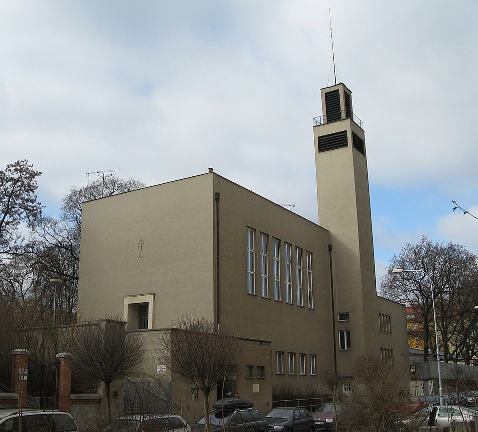 Husův sbor. Foto Fredericus. Dostupné z: https://upload.wikimedia.org/wikipedia/commons/e/e9/Kostel_C%C4%8CSH_v_Botanick%C3%A9_ul._%28Brno%29.jpg